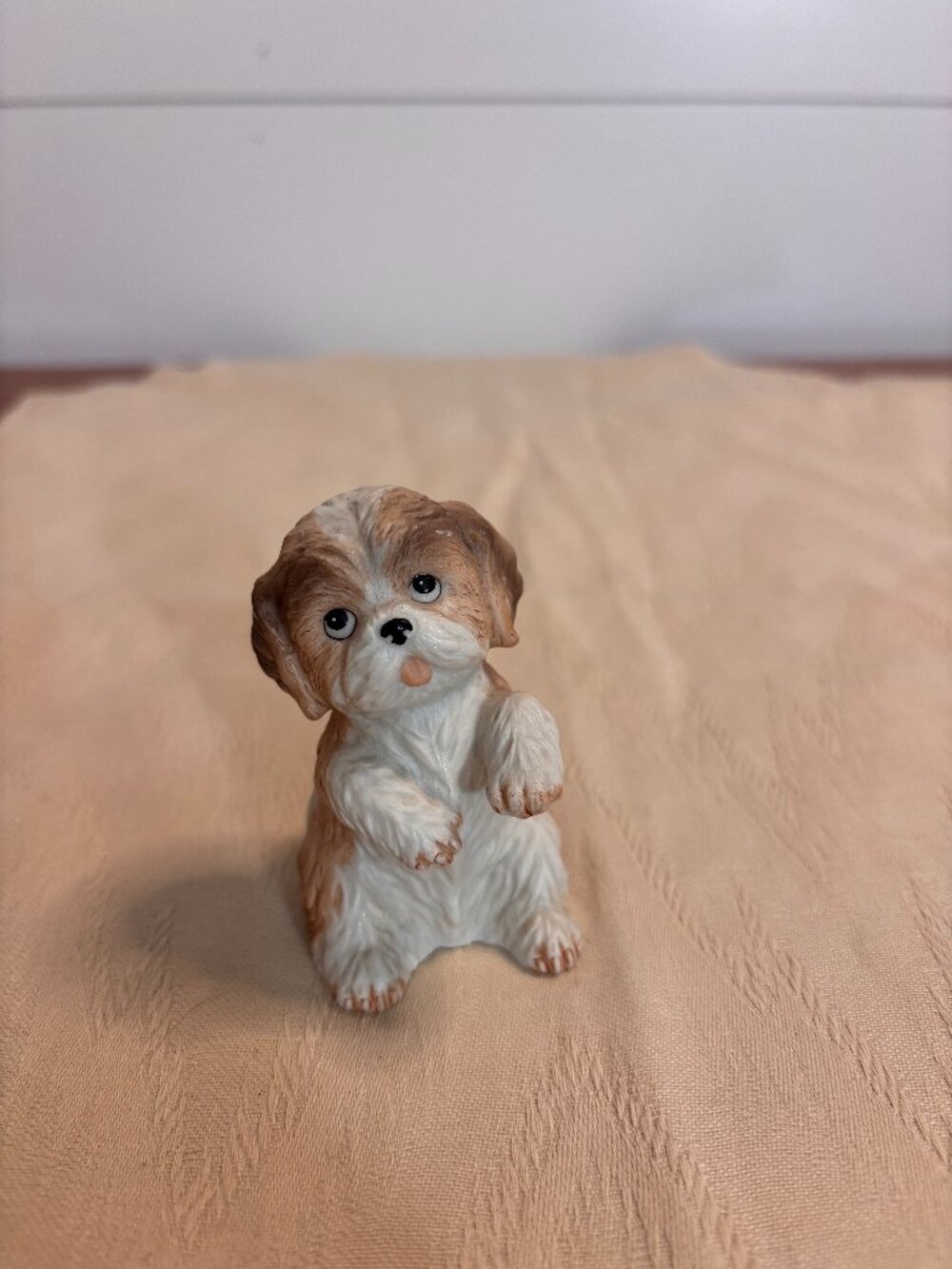 VTG 90s Trinket Homco Shih Tzu Puppy Dog Figurine 1467 Porcelain/Bisque